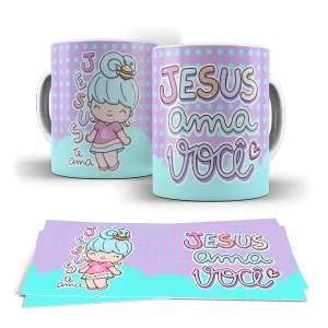 Caneca - JESUS ama VOCÊ