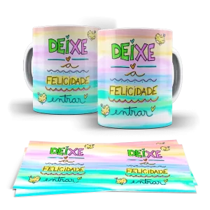 Caneca - Deixe a felicidade entrar