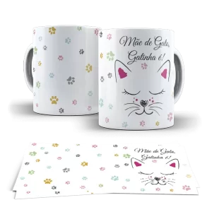 Caneca - Mãe de Gato Gatinha é!