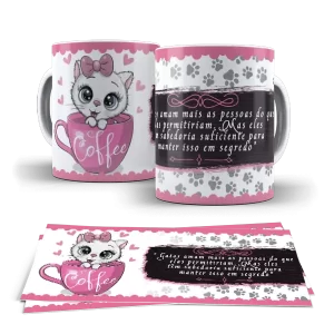 Caneca - Gatos amam mais as pessoas do que elas permitiriam