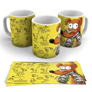 Caneca de Porcelana desenhos - Os Simpsons: Ajudante de Papai Noel