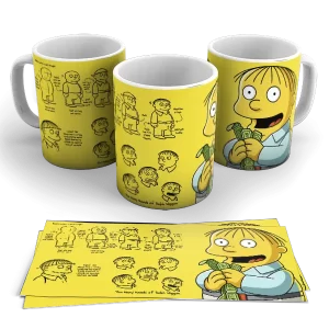 Caneca de Porcelana desenhos - Os Simpsons: Ralph Wiggum