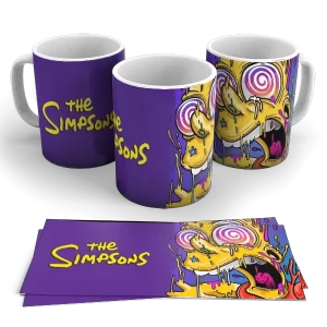 Caneca de Porcelana desenhos - The Simpsons