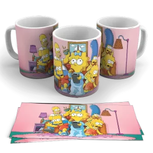 Caneca de Porcelana desenhos - Os Simpsons