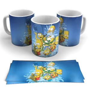 Caneca de Porcelana desenhos - Os Simpsons