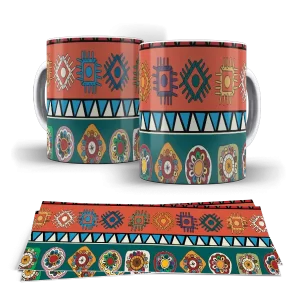 Caneca Desenhos Tribais