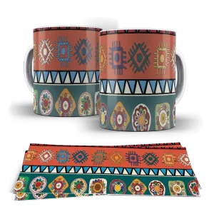 Caneca Desenhos Tribais