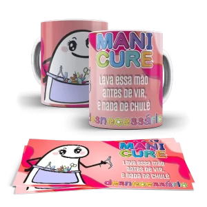 Caneca Profissões Flork - MANICURE