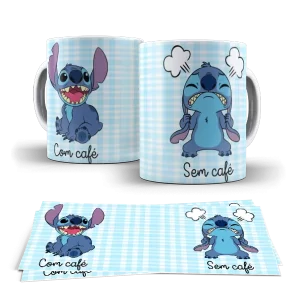 Caneca Stitch com café sem café