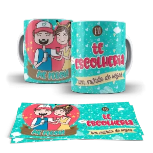 Caneca Namorados Eu te escolheria