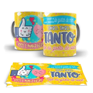 Caneca Namorados Você é minha vida!!